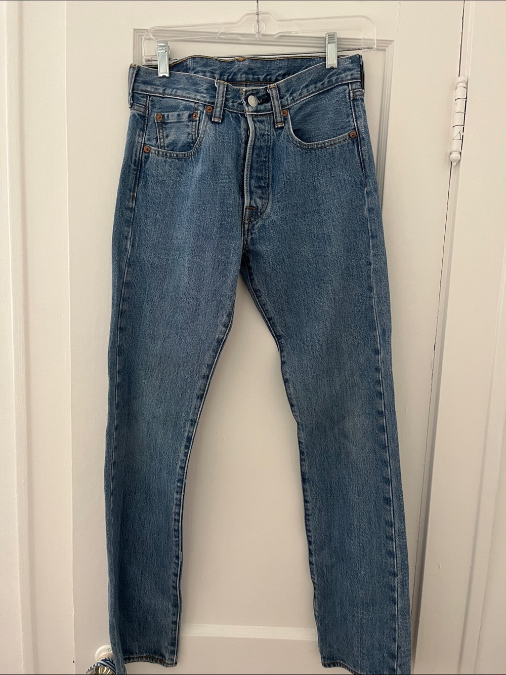 Levi Womens W28 L32 Blue Jeans